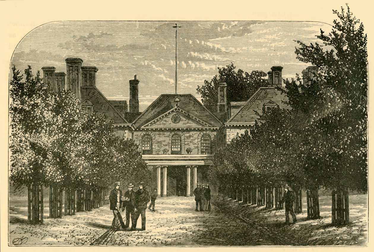 Det gamle hus, fra hoffet, 1898. af Unbekannt