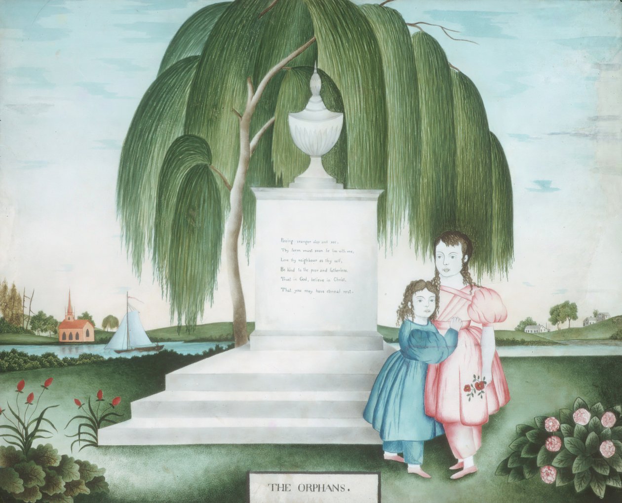 De forældreløse, ca. 1830. af Unbekannt