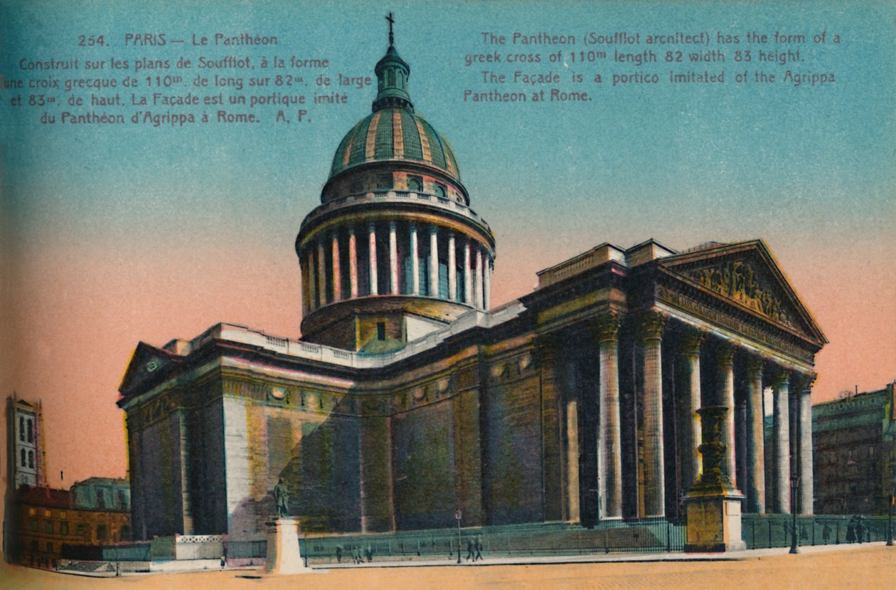 Pantheon, Paris, c1920 af Unbekannt