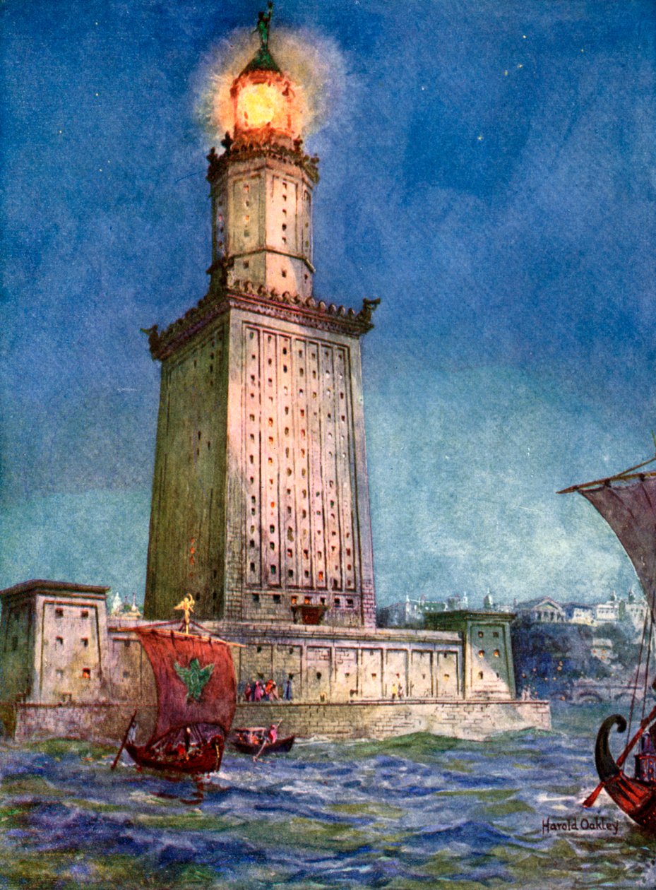 Pharos af Alexandria, Egypten, 1933-1934 af Unbekannt