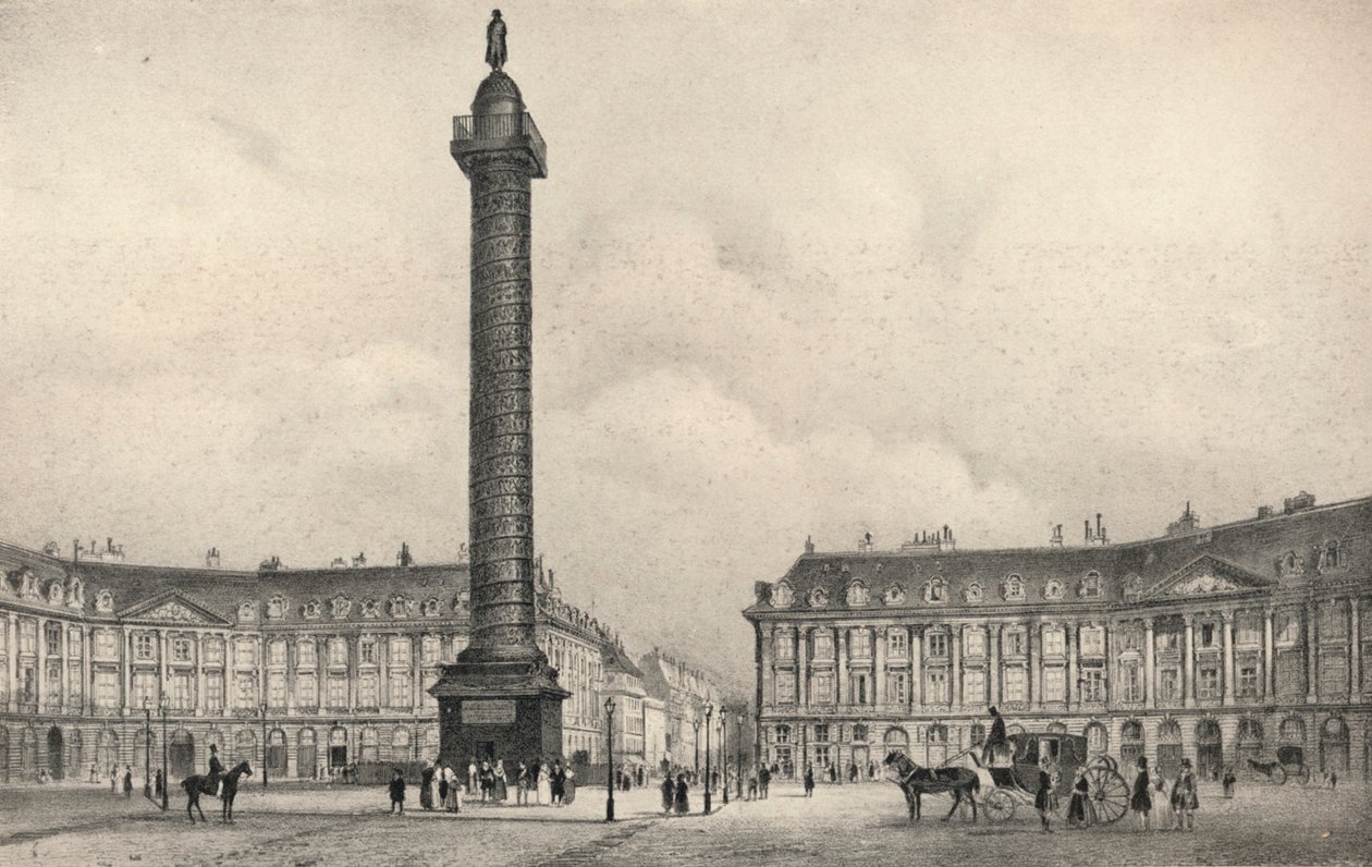 The Place Vendome Column, 1915 af Unbekannt