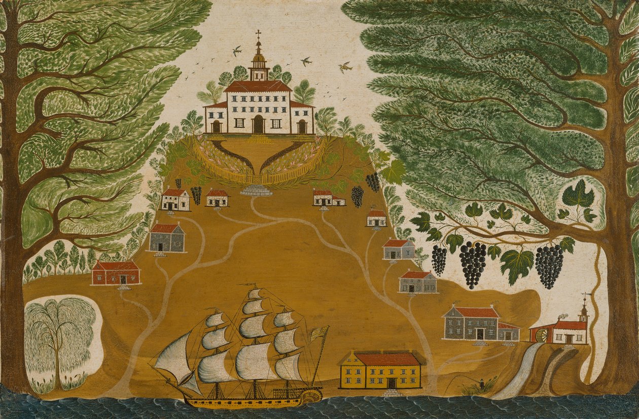Plantagen, ca. 1825. af Unbekannt