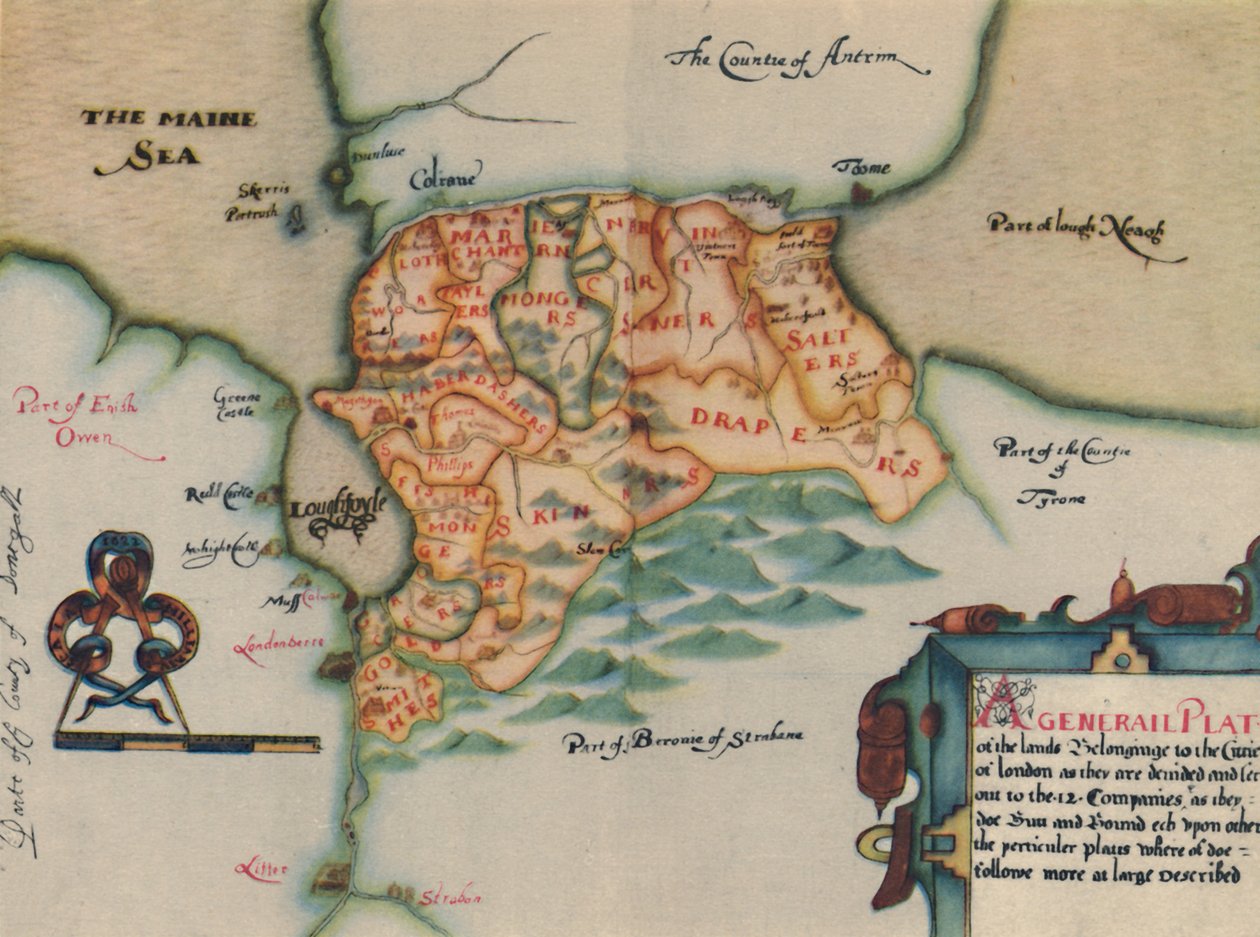 The Plantation of Ulster, 1600-tallet, 1948. af Unbekannt