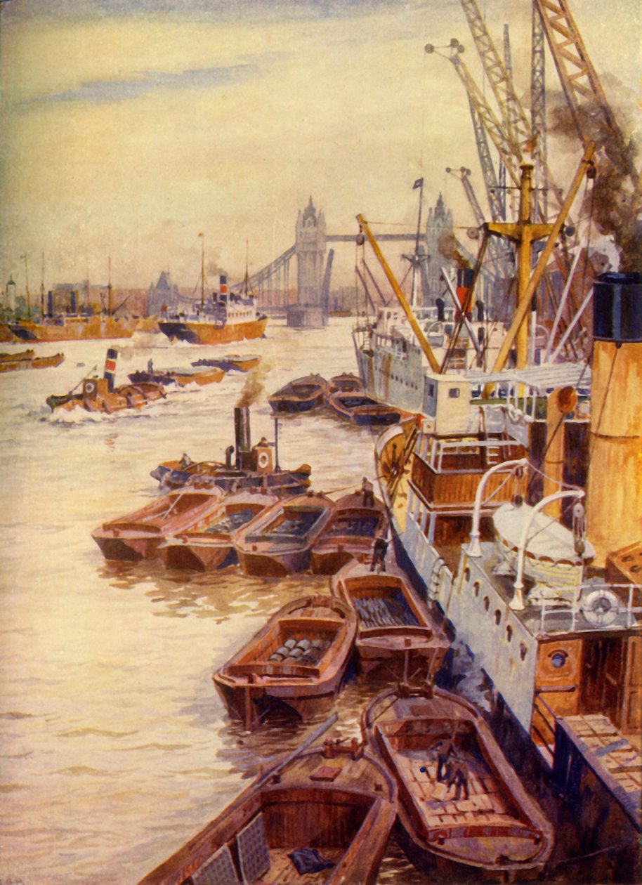 The Pool of London, c1948. af Unbekannt