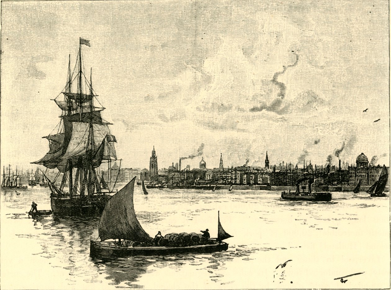 Liverpools havn, 1898. af Unbekannt