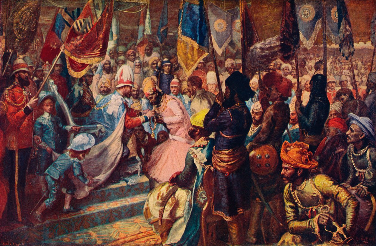 Prinsen af Wales i Indien, 1876 1906. af Unbekannt