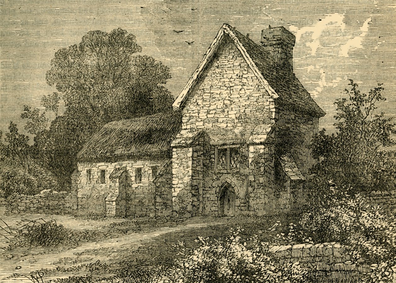 The Priory, Kilburn, 1750, c1876. af Unbekannt
