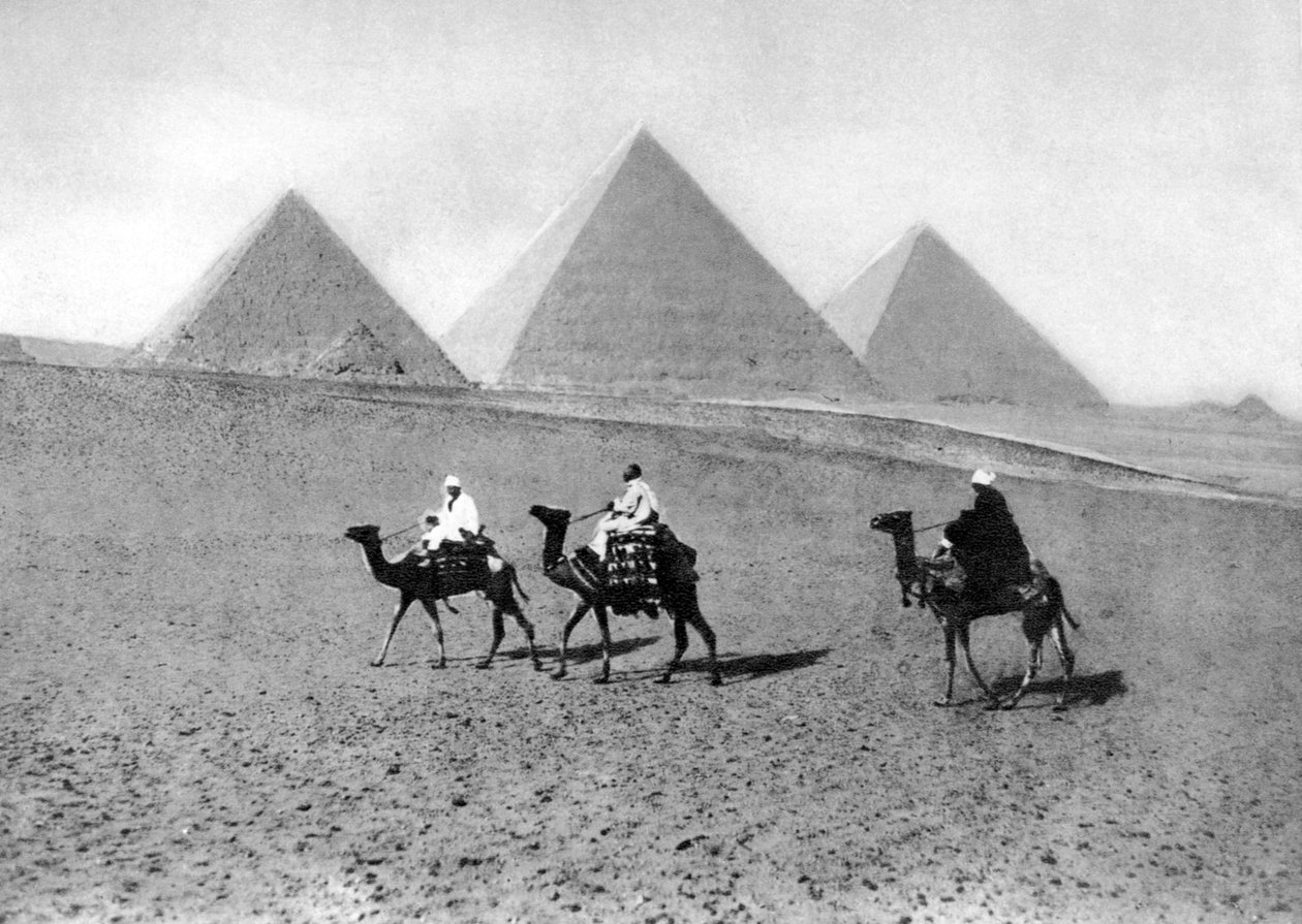 Pyramiderne i Giza, Cairo, Egypten, c1920