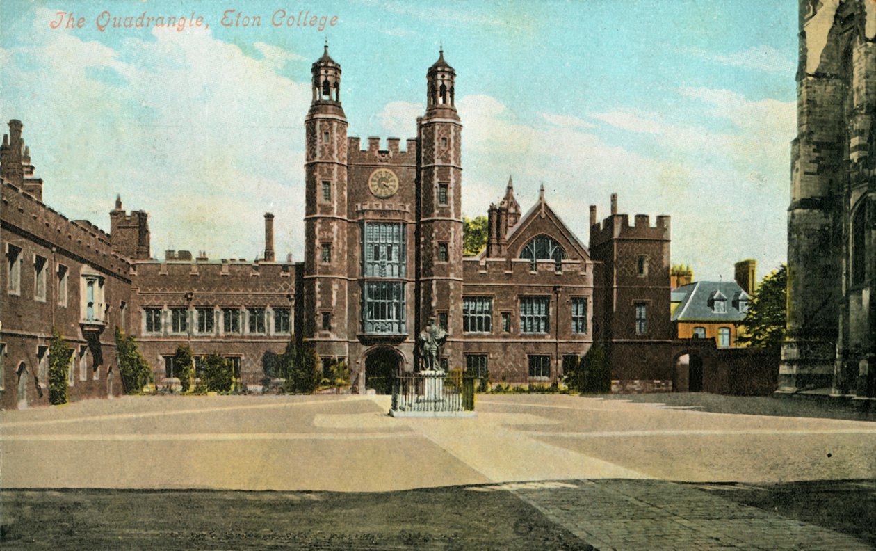 The Quadrangle, Eton College, 1905. af Unbekannt