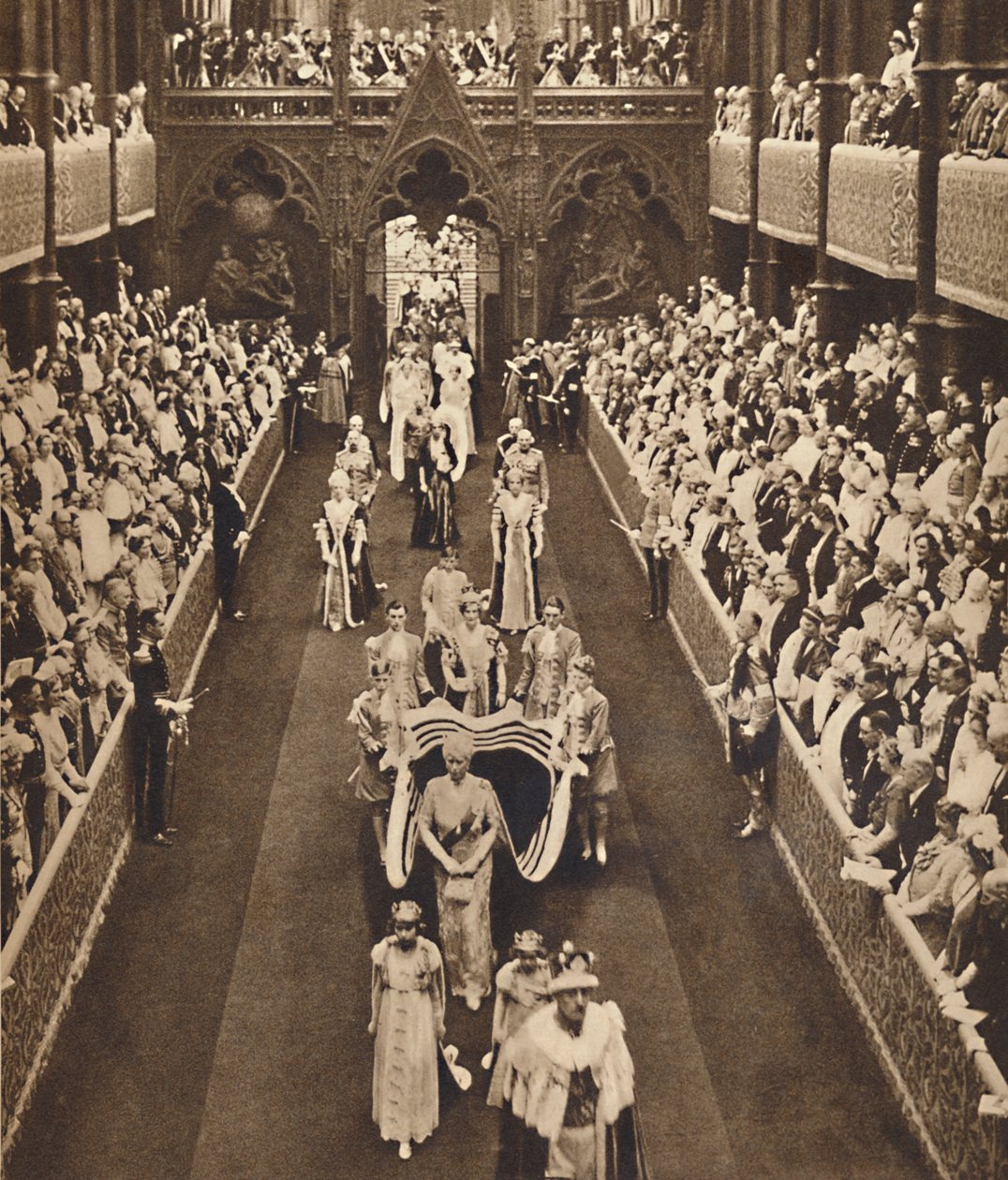 Dronningemødrenes procession, 12. maj 1937 af Unbekannt