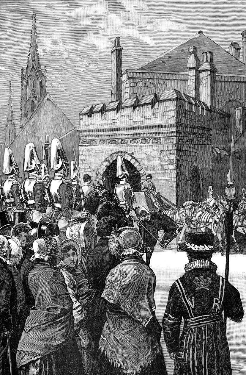 Dronningens åbning af parlamentet, 1846, 1900 af Unbekannt