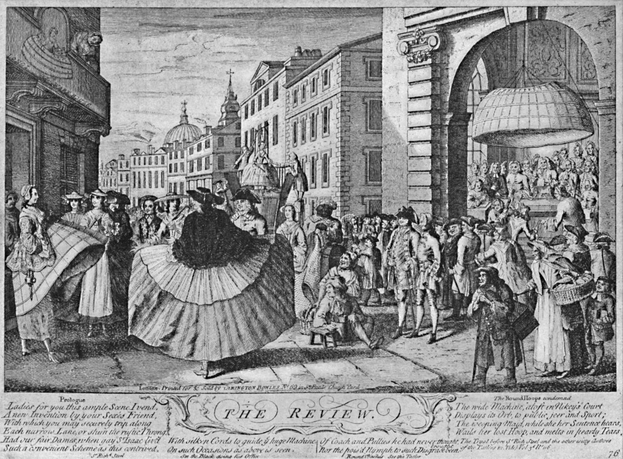 Anmeldelsen: A Satire on Hoops, c1733, 1904 af Unbekannt