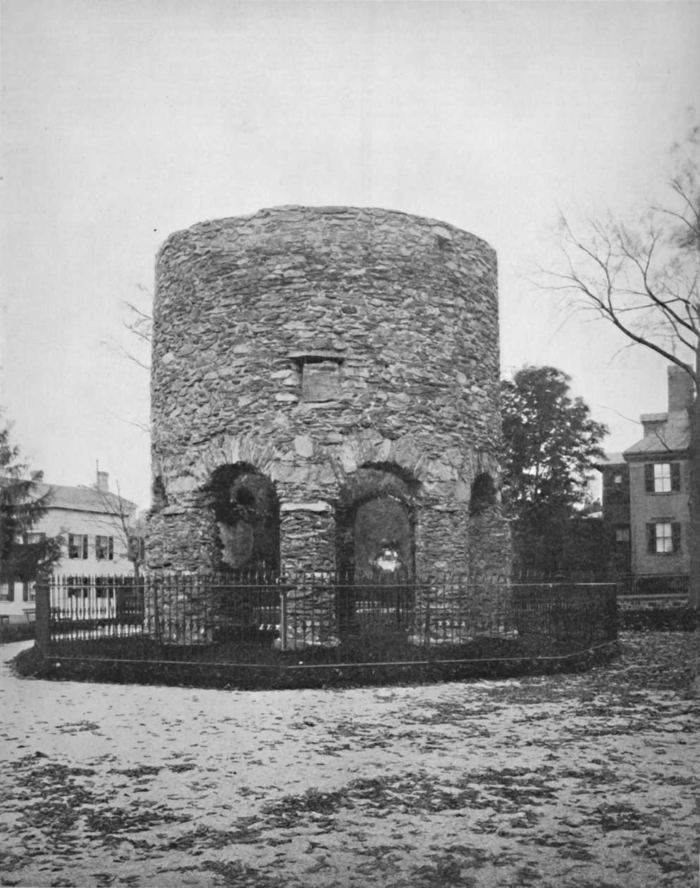 Rundetårn i Newport, c1892 af Unbekannt