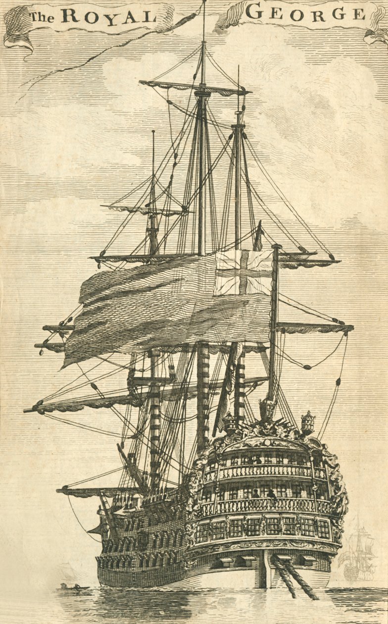 The Royal George, 1756. af Unbekannt