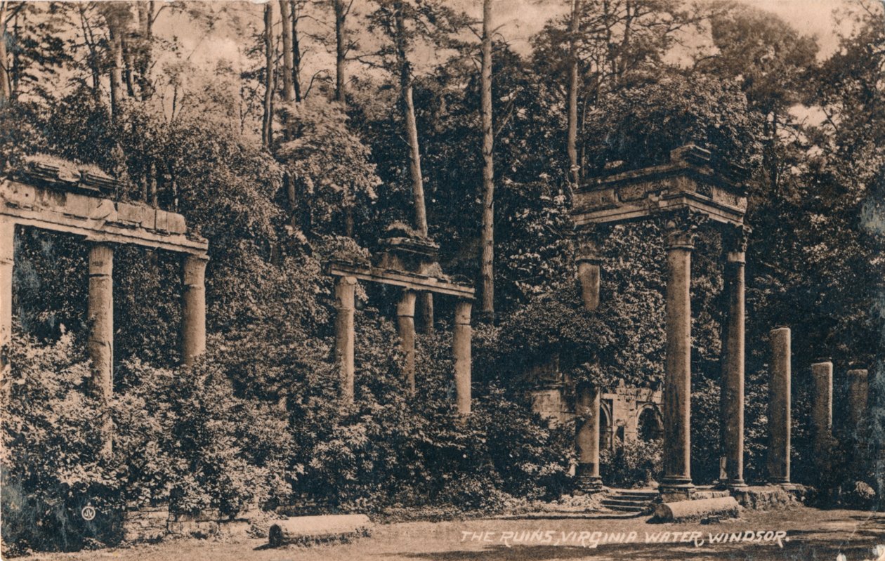The Ruins, Virginia Water, Windsor, c1917 af Unbekannt
