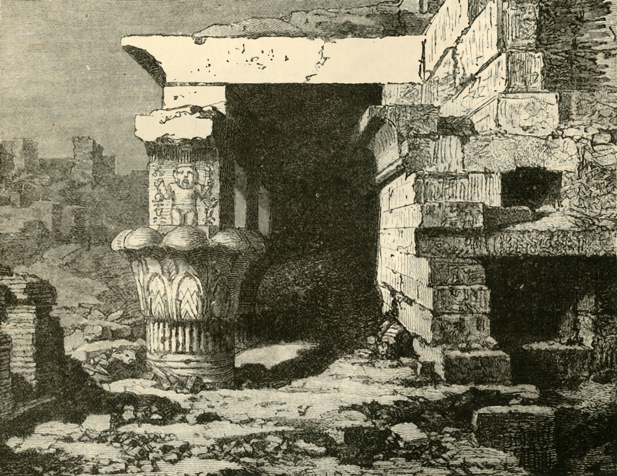 Ruinerne ved Denderah, 1890. af Unbekannt