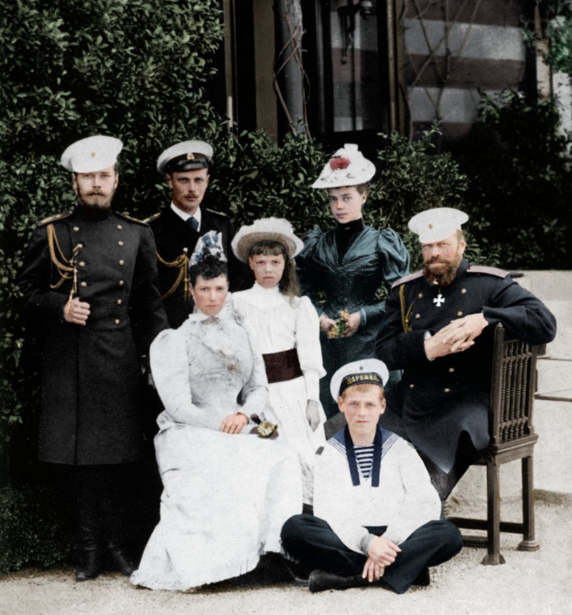 Den russiske kejserfamilie, c1894 1964. af Unbekannt
