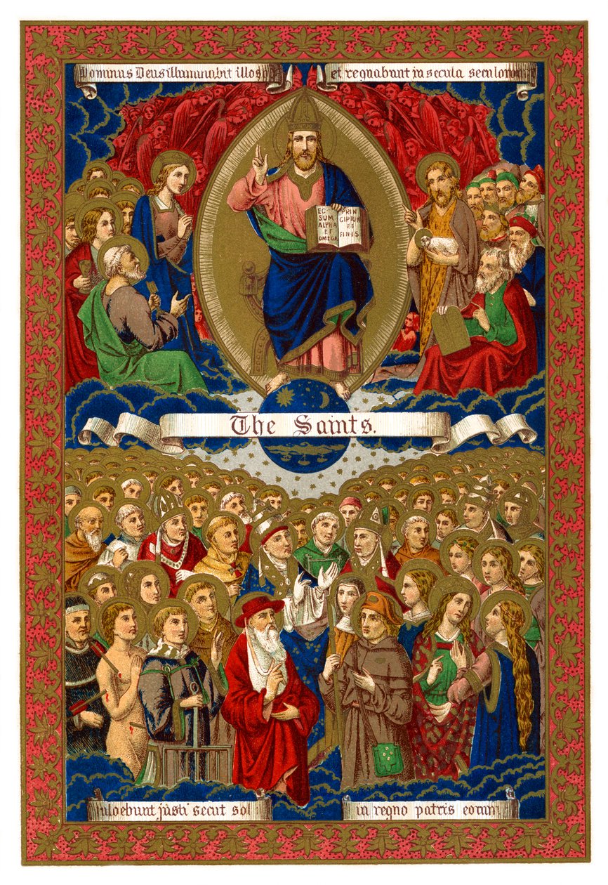 De hellige, 1886 af Unbekannt