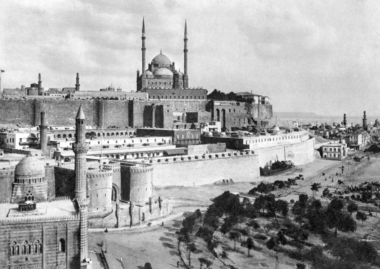 Saladin-citadellet, Cairo, Egypten, c1920