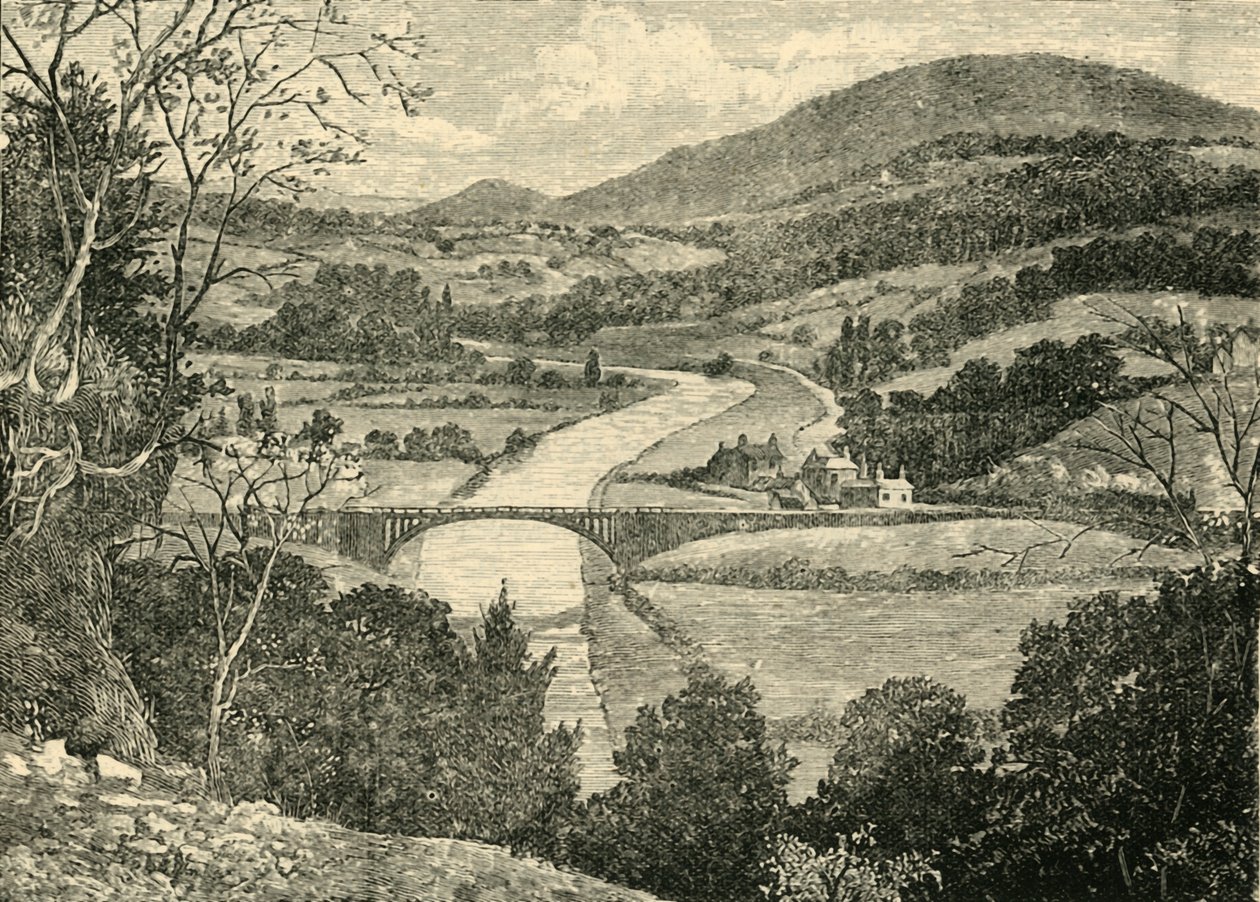 The Severn, fra Benthall Edge, 1898. af Unbekannt