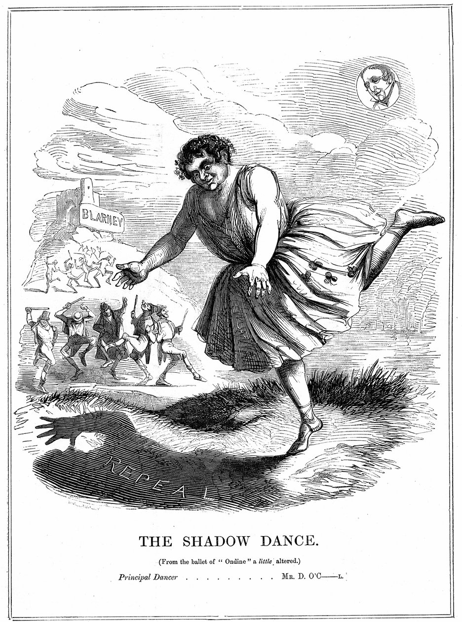Skyggedansen, 1843 af Unbekannt