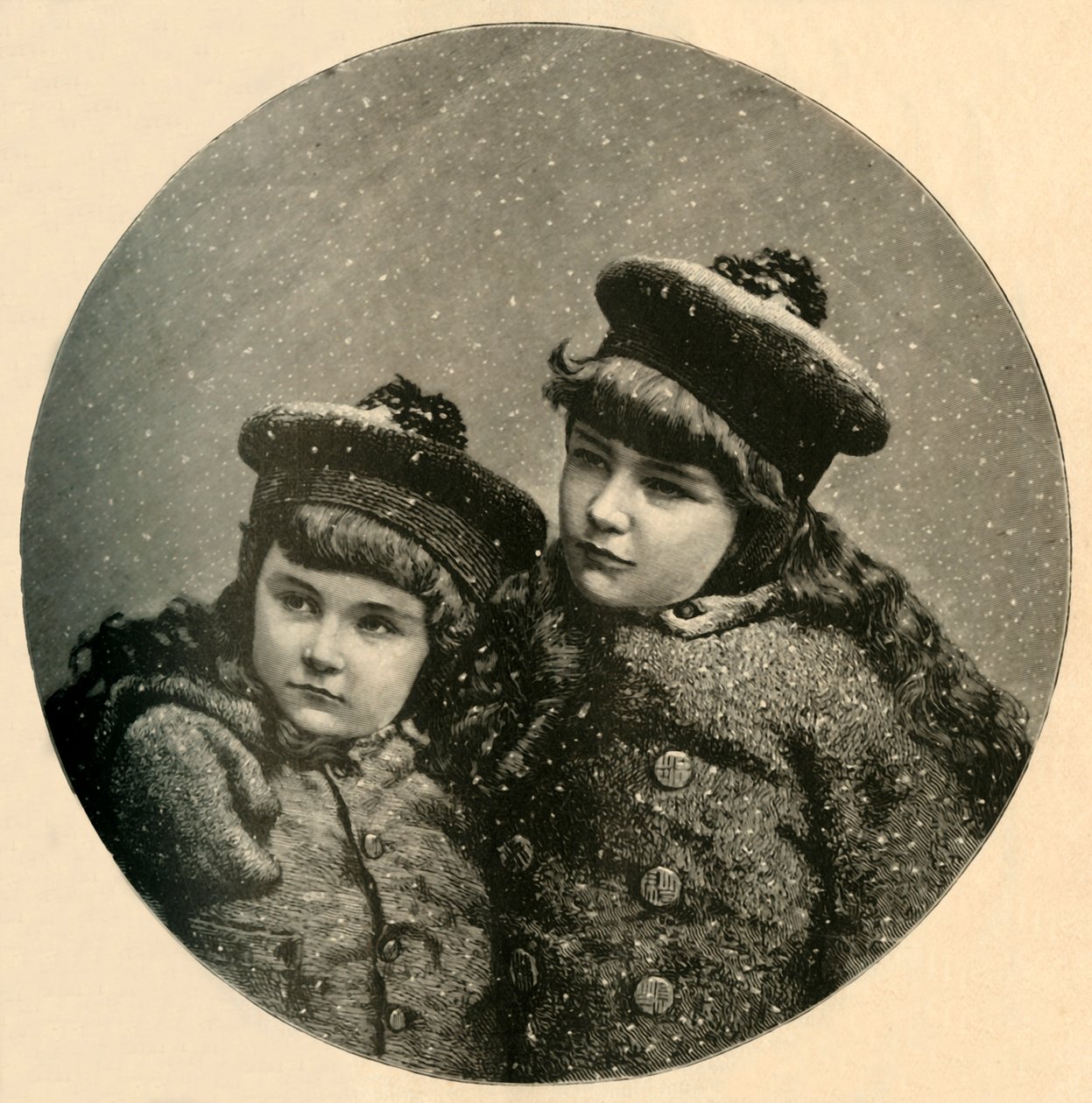Snefuglenes juletræ, 1883. af Unbekannt