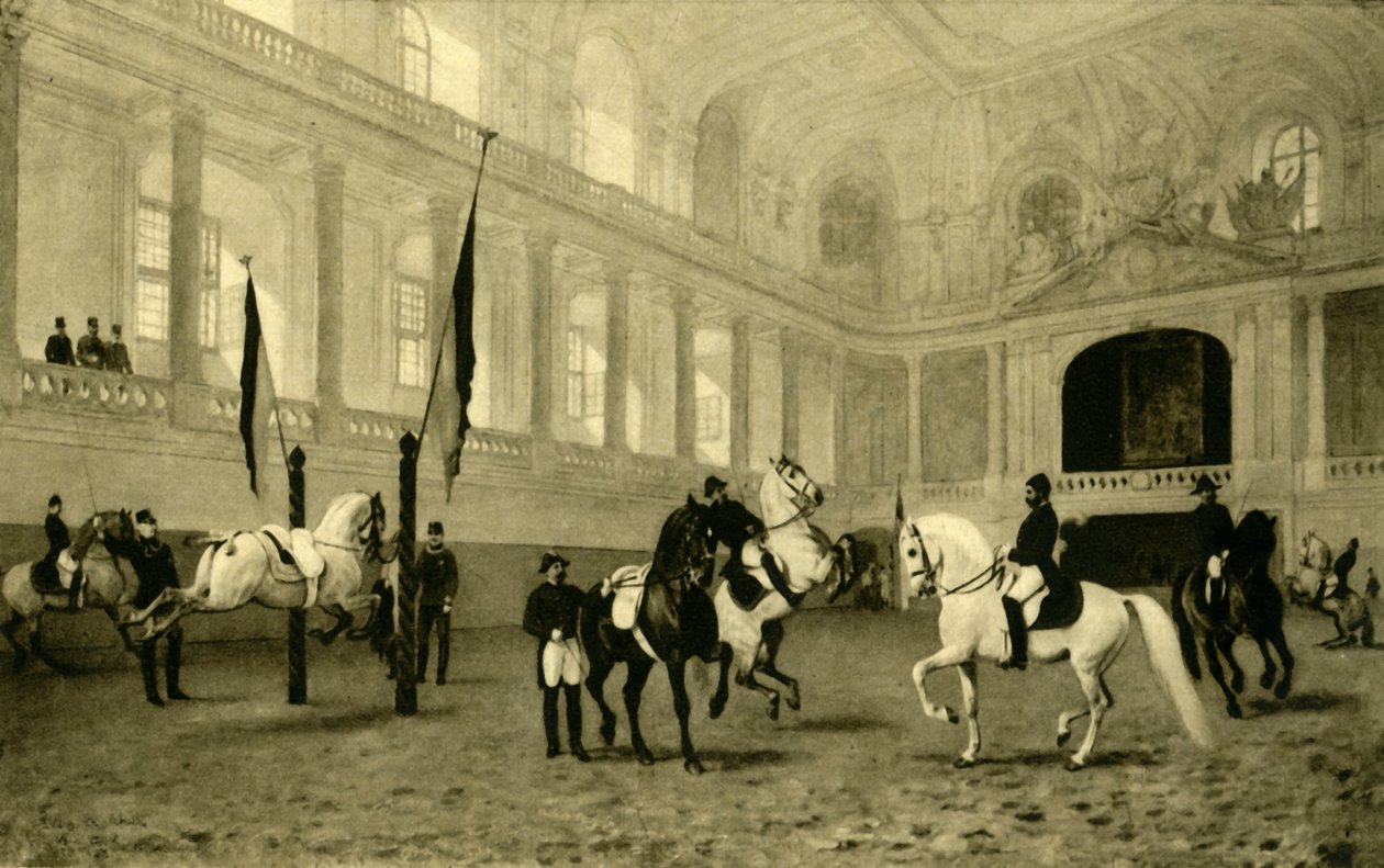 Den Spanske Rideskole, Wien, Østrig, c1935. af Unbekannt