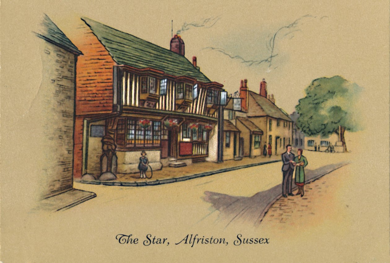 The Star, Alfriston, Sussex, 1939 af Unbekannt