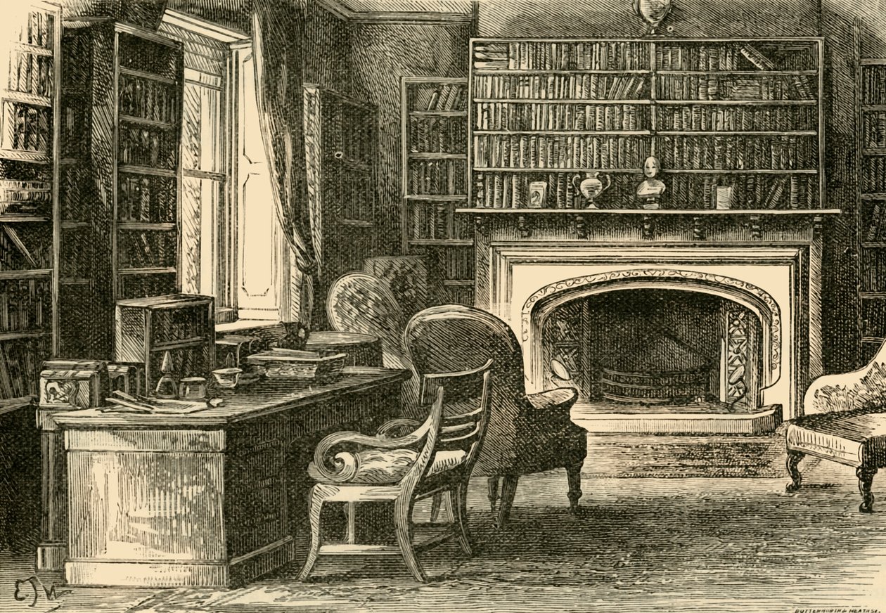 Studiet i Hawarden, 1898. af Unbekannt