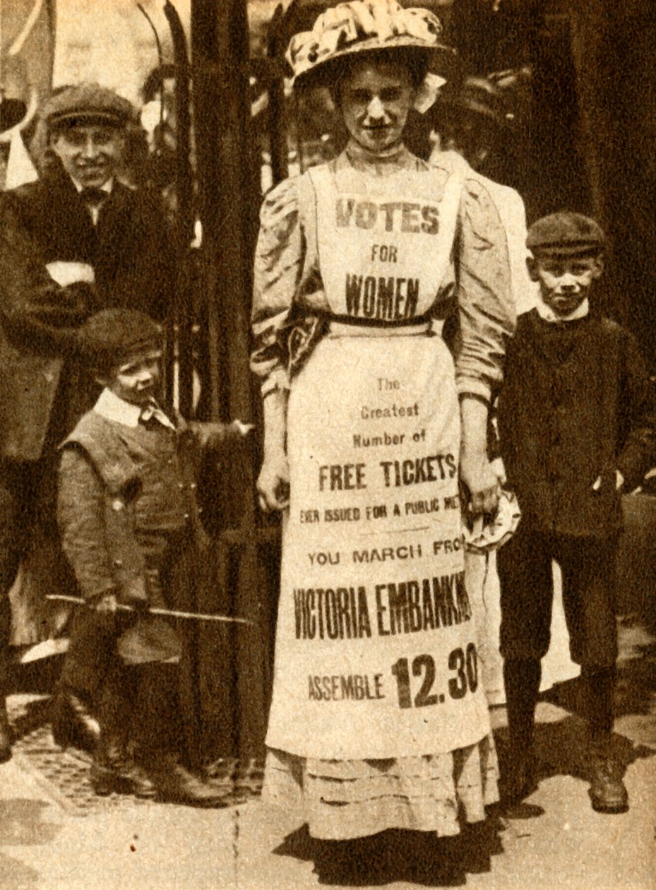 The Suffragette Housemaid 1908, 1933. af Unbekannt