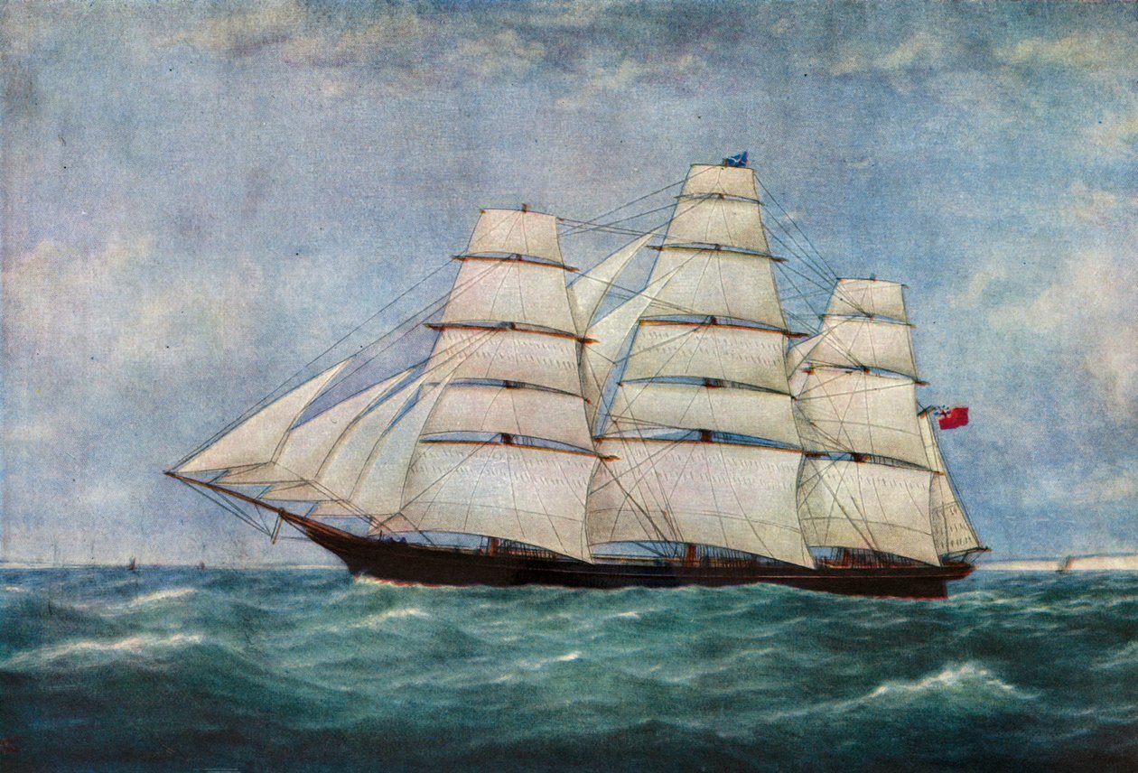 Teklipperen Spindrift, 1938 af Unbekannt