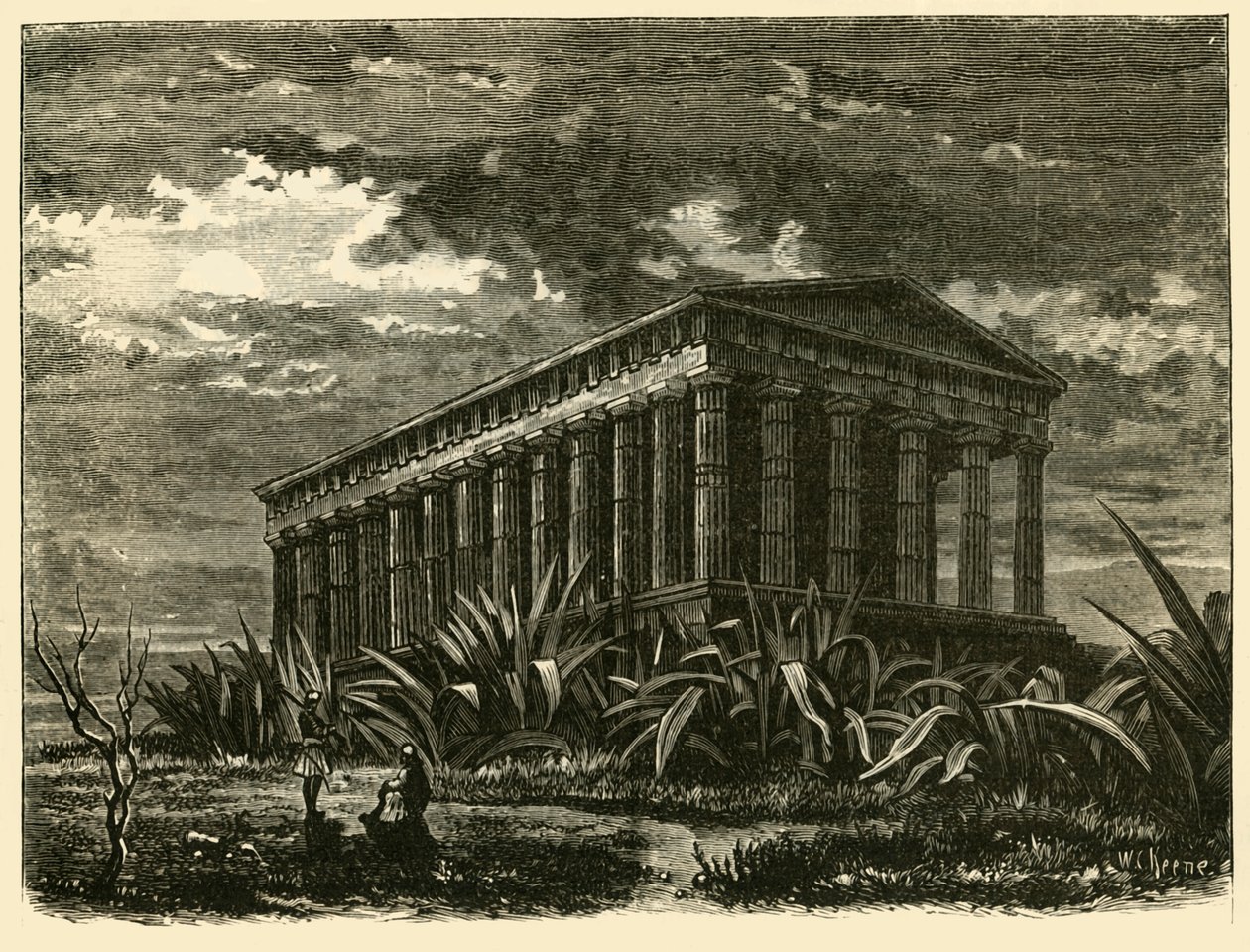 Theseum i Athen, 1890. af Unbekannt