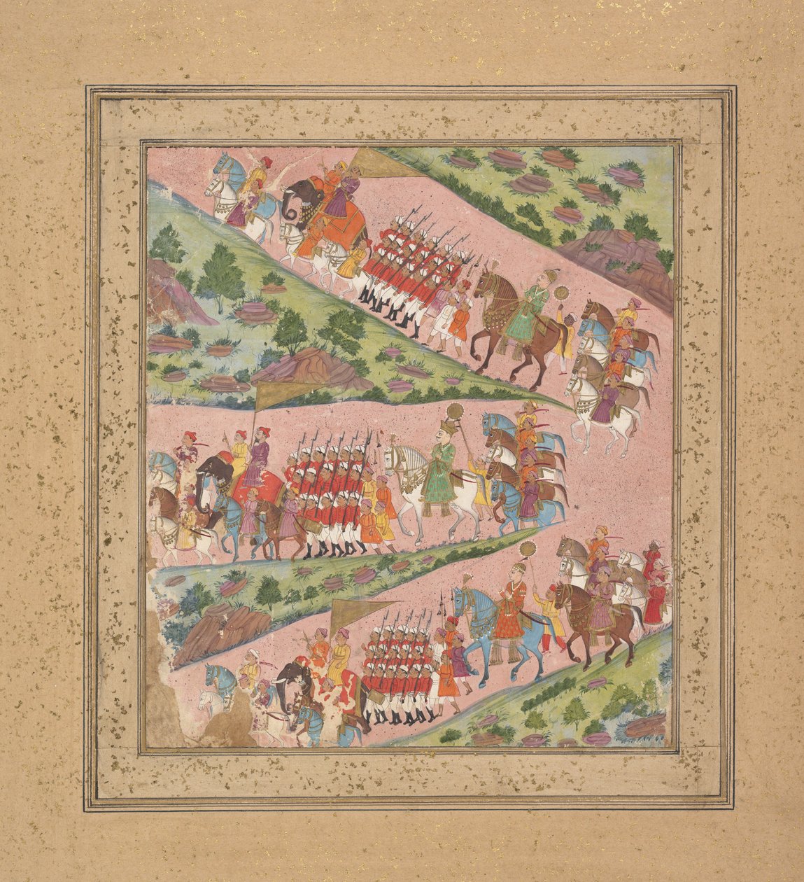 De tre veje, ca. 1840. af Unbekannt