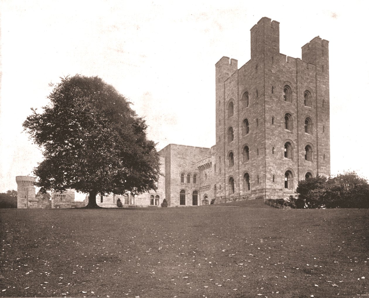Tårnet ved Penrhyn, Caernarvonshire, Wales, 1894. af Unbekannt