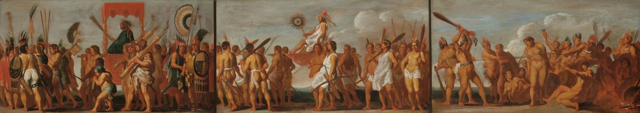 The Tupinambás Treatment of Prisoners of War, c.1630. af Unbekannt