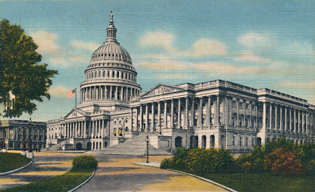 U.S. Capitol, Washington D.C., c1940