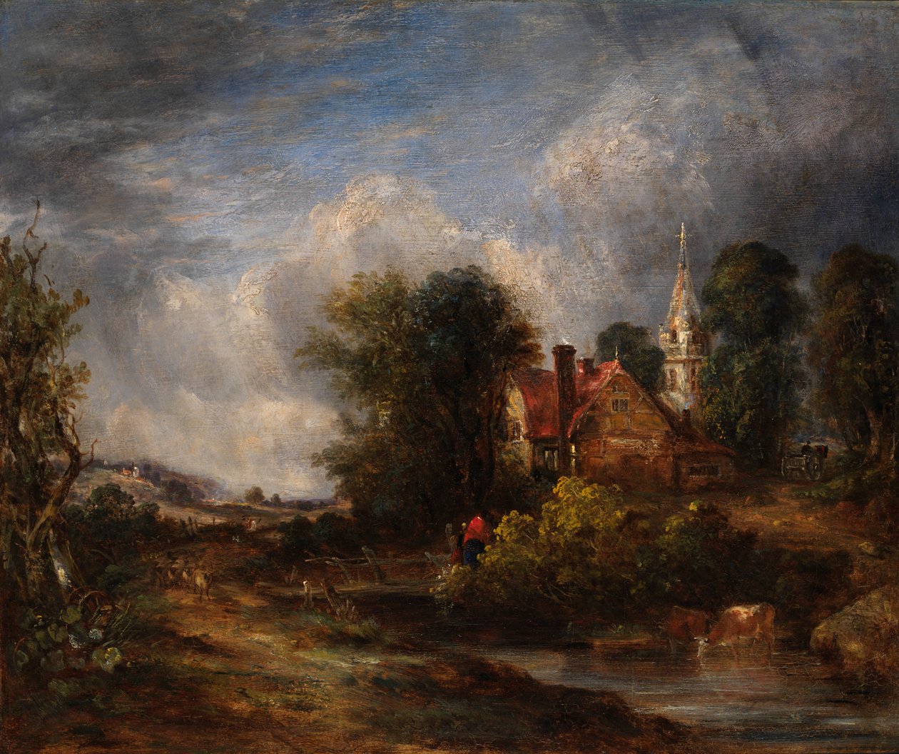 The Valley Farm, ca. 1826. af Unbekannt