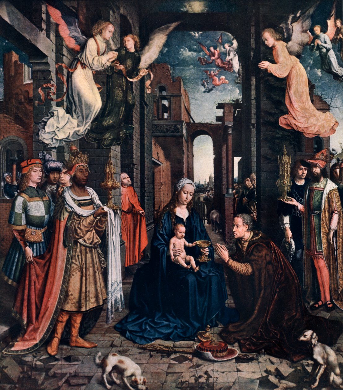 Jomfru Maria med Jesus, 1913 af Unbekannt