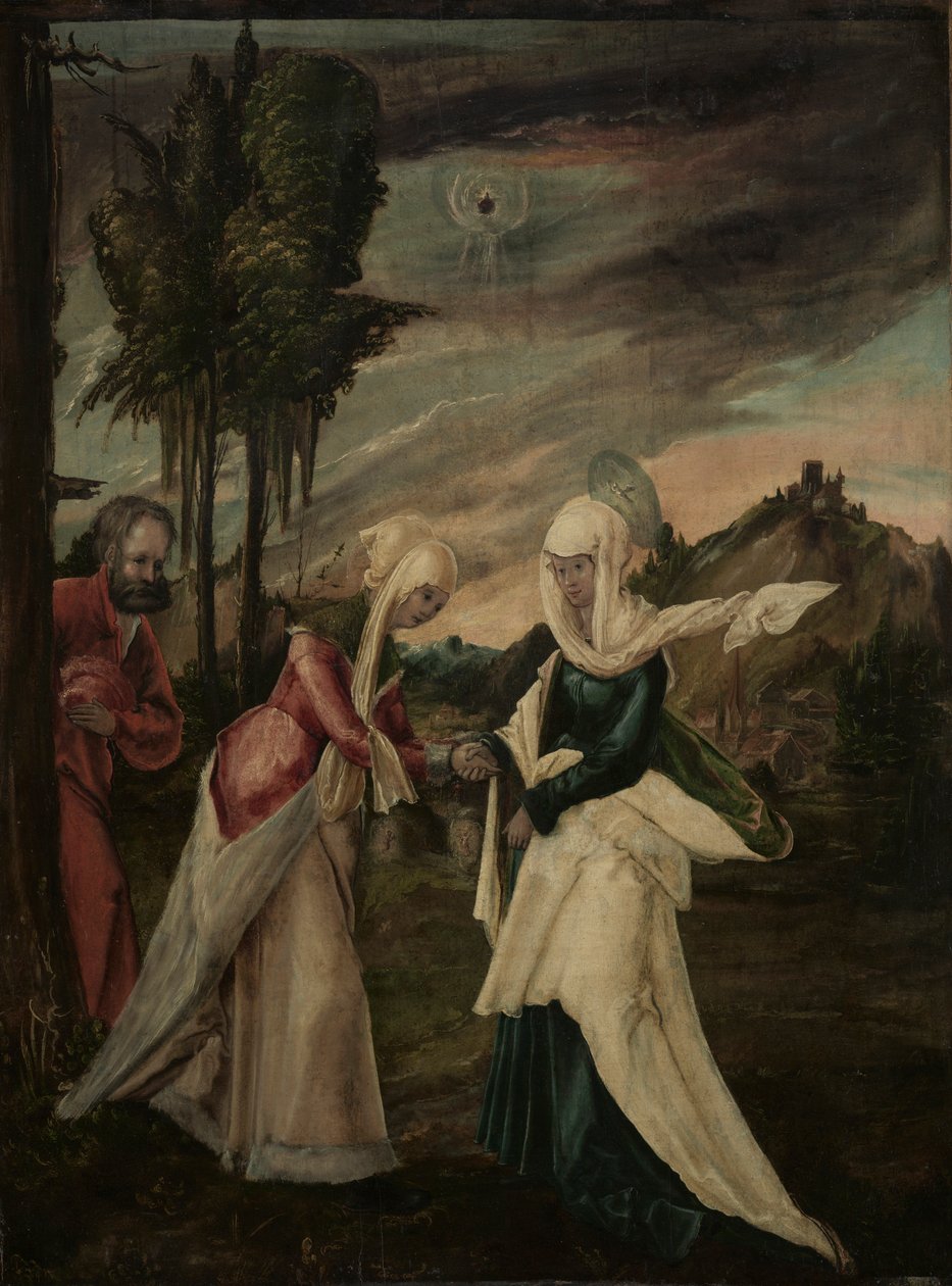 Besøget, ca. 1530-1550. af Unbekannt