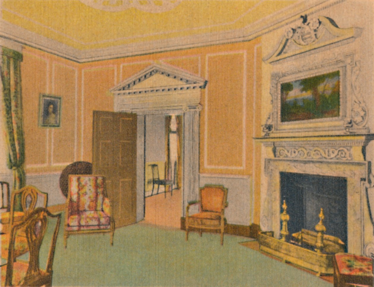 The West Parlor, 1946 af Unbekannt