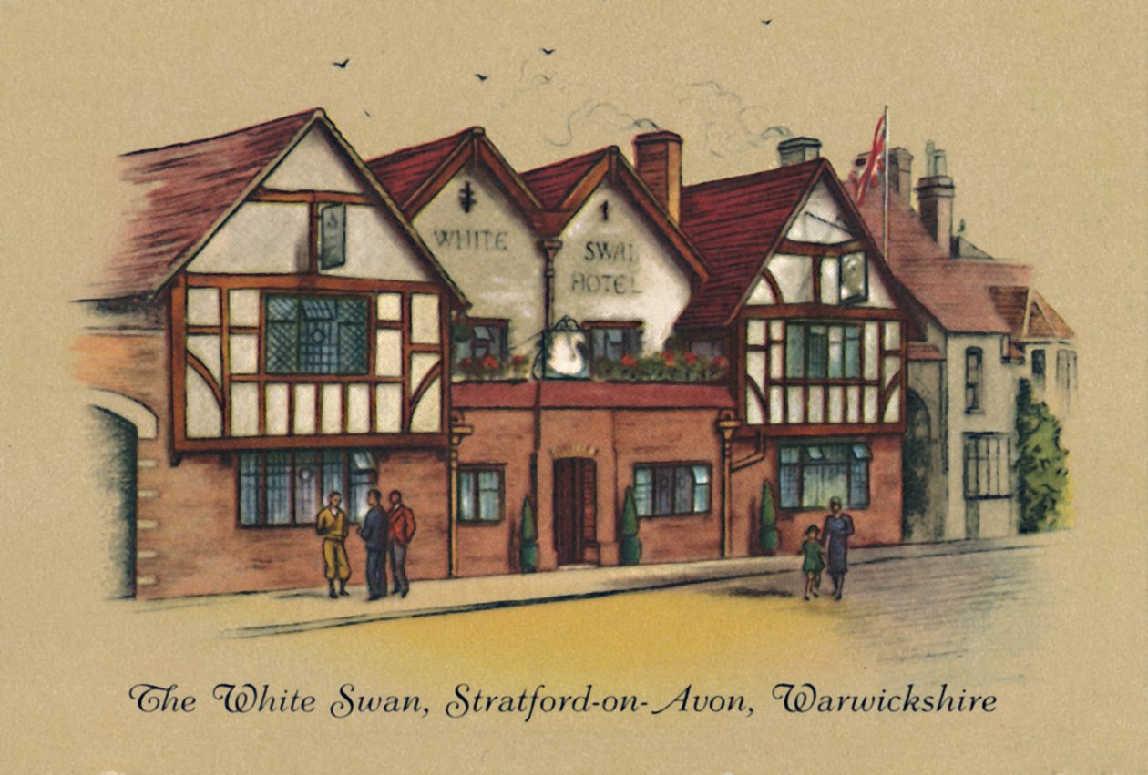The White Swan, Stratford-on-Avon, Warwickshire, 1939 af Unbekannt