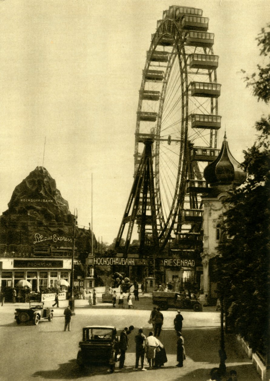 Wiener Riesenrad, Wien, Østrig, c1935. af Unbekannt