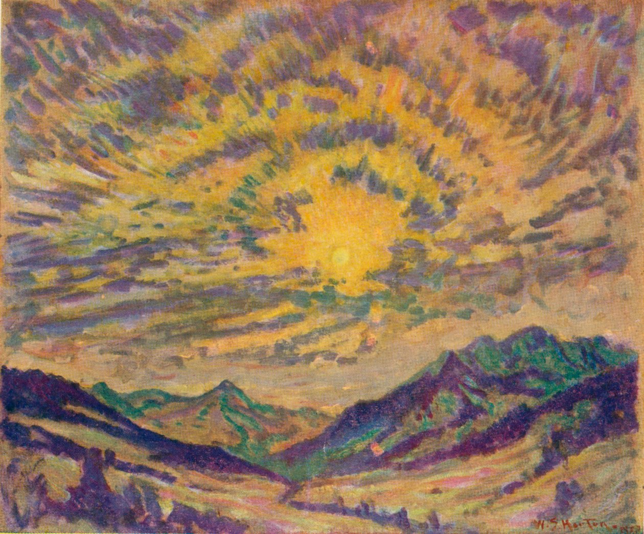 Vintersolen, c1885-1925, 1925 af Unbekannt