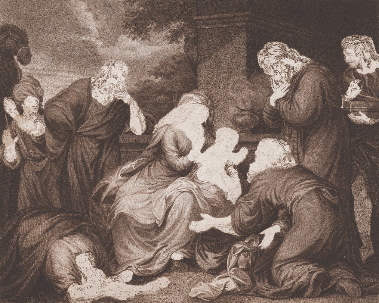 De vise mænds offer, 1788. af Unbekannt