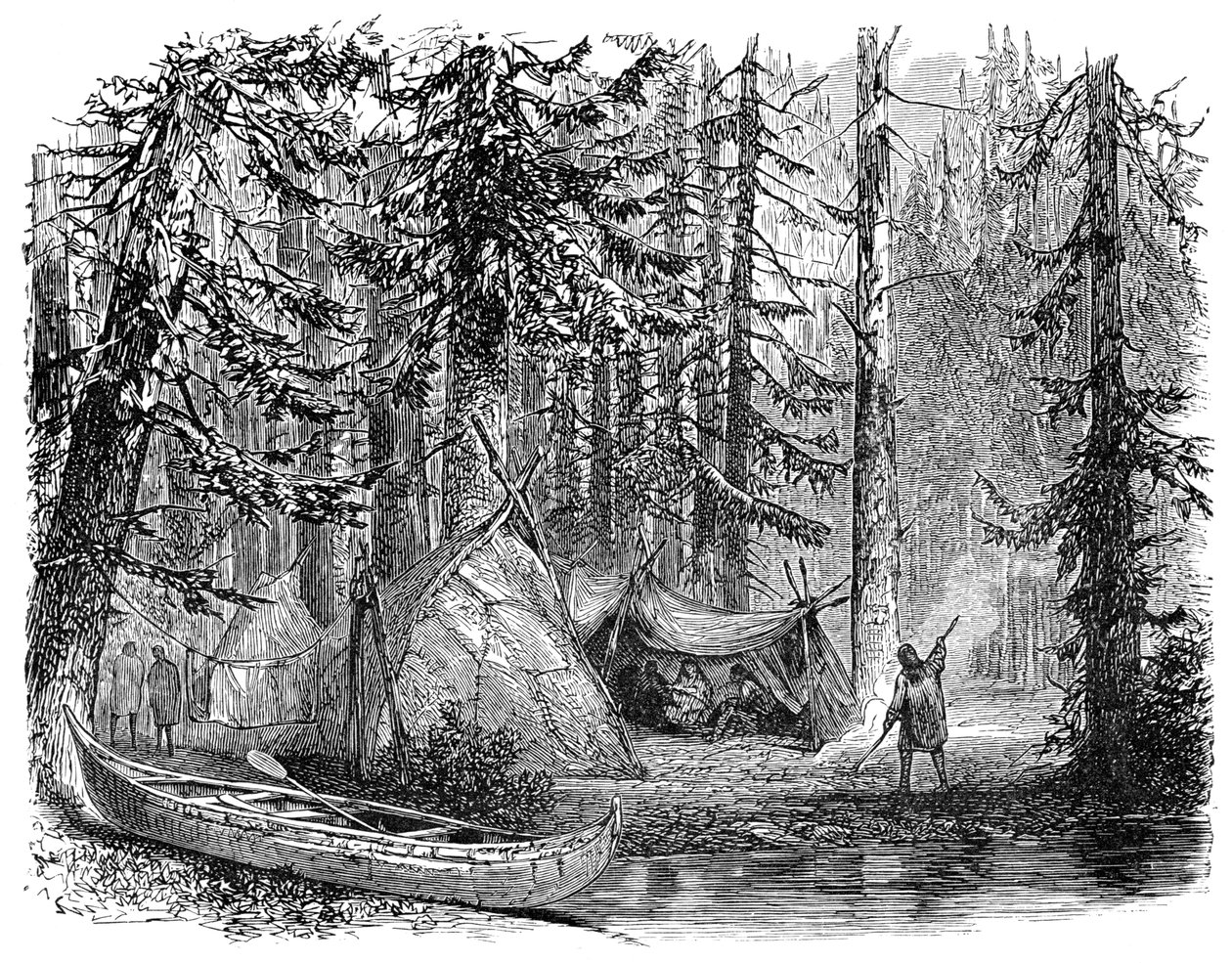 Skoven før Emigranten, 1900 af Unbekannt