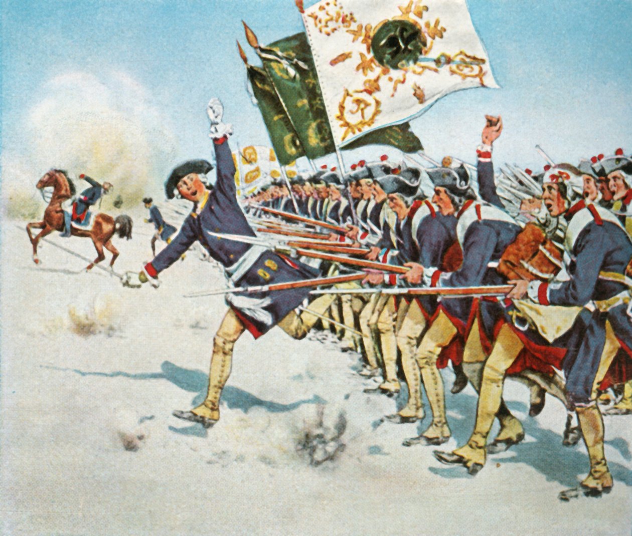 Slaget ved Mollwitz, 11. april 1741, 1936. af Unbekannt