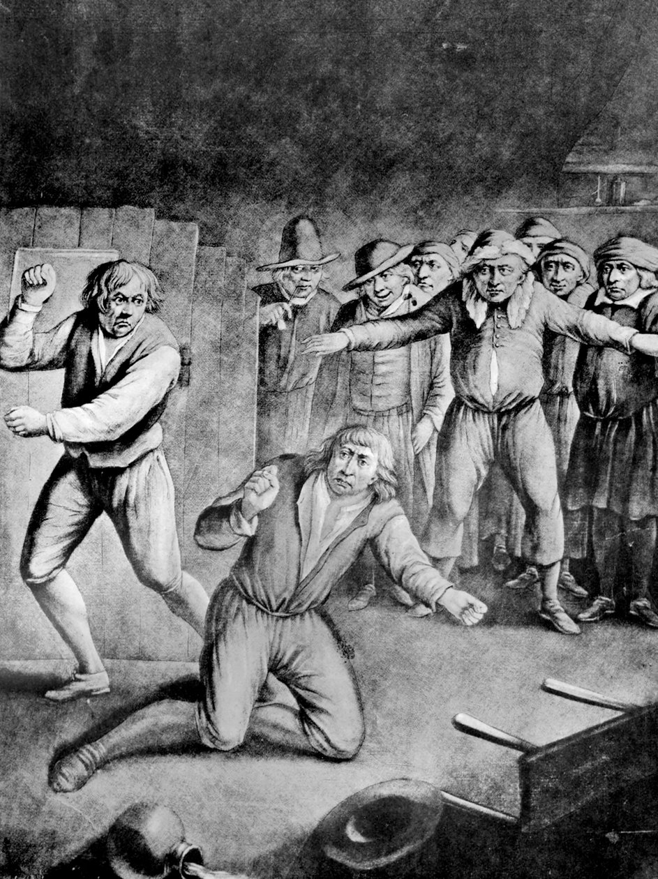 Den blå mærke, 1730 af Unbekannt
