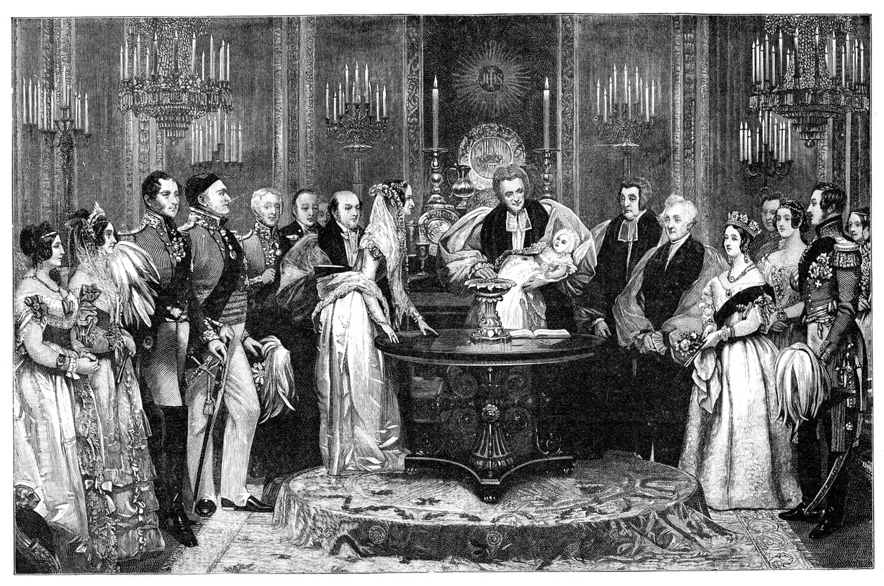Prinsesse Royals barnedåb, 1841, 1900 af Unbekannt