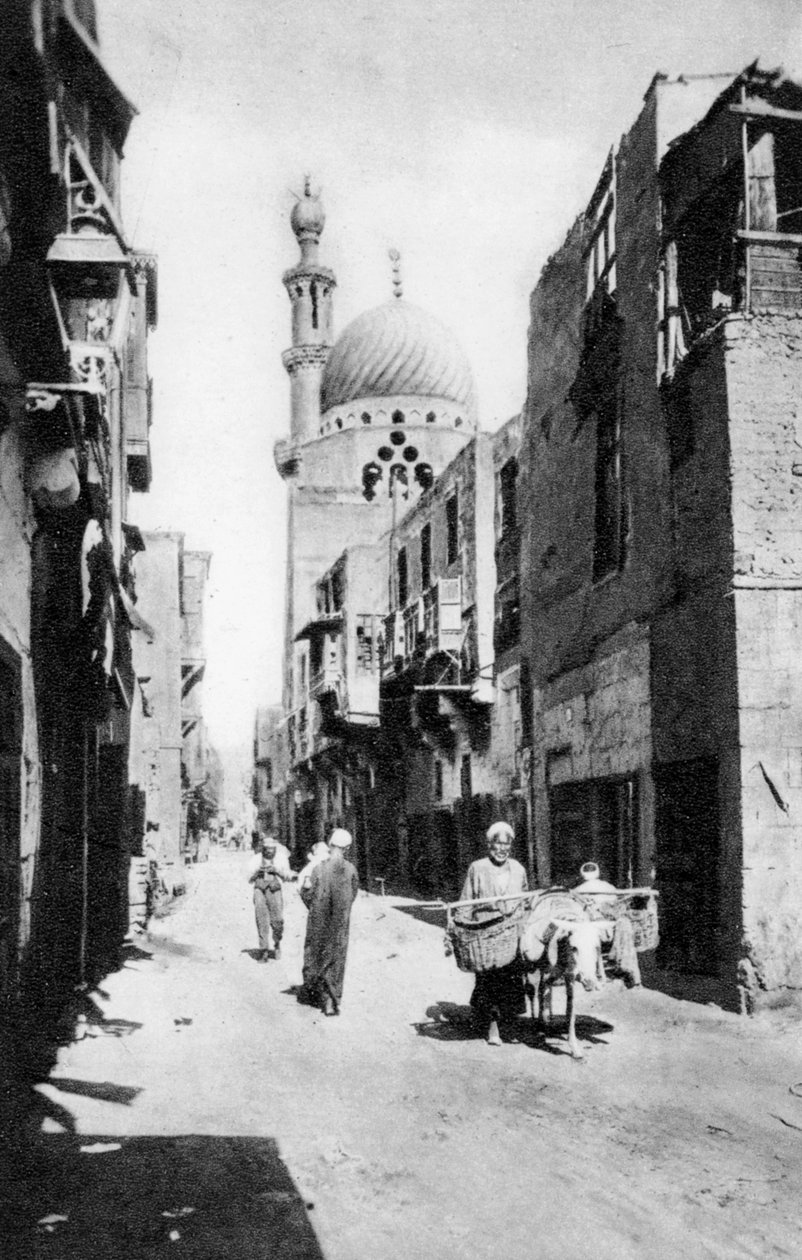 Det indfødte kvarter, Cairo, Egypten, c1920