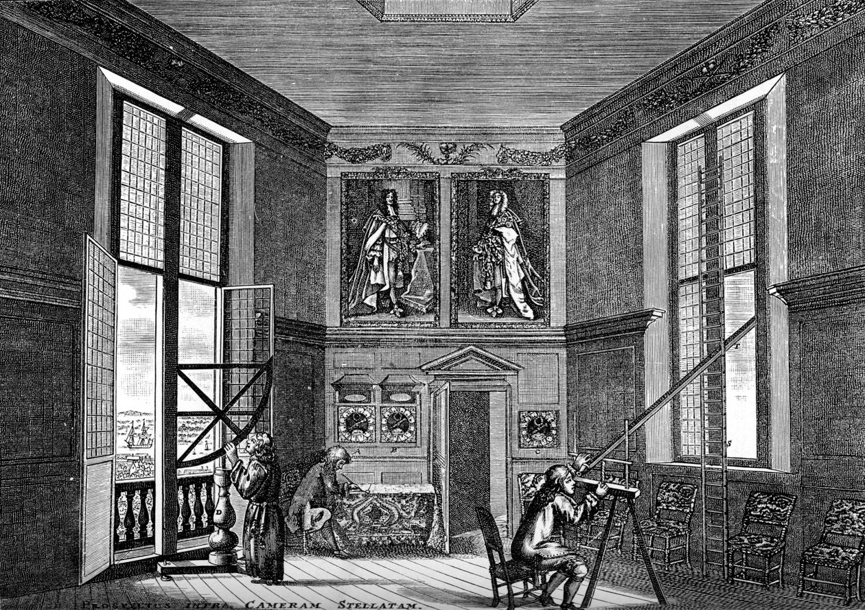 Det gamle observationsrum, Greenwich, slutningen af det 17. århundrede 1893 af Unbekannt